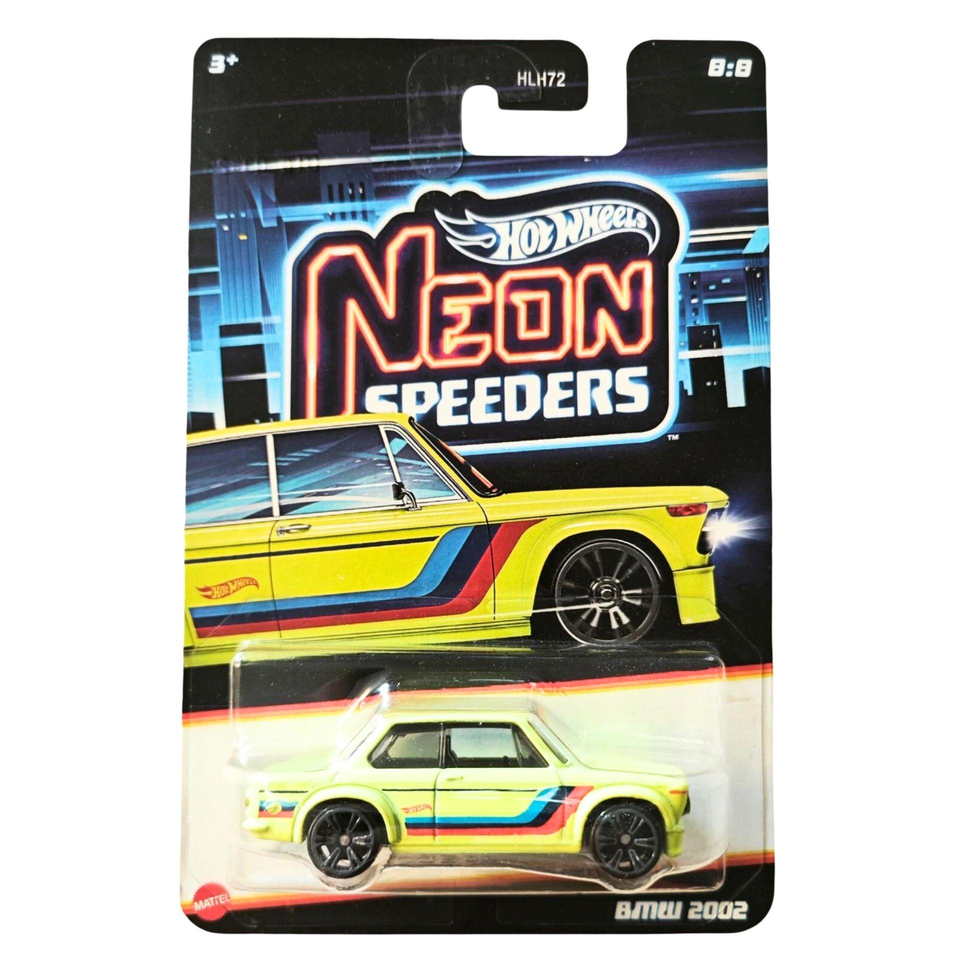 Hot Wheels BMW 2002 Die-Cast Car - 1:64 Scale Green Model, Series 4/8